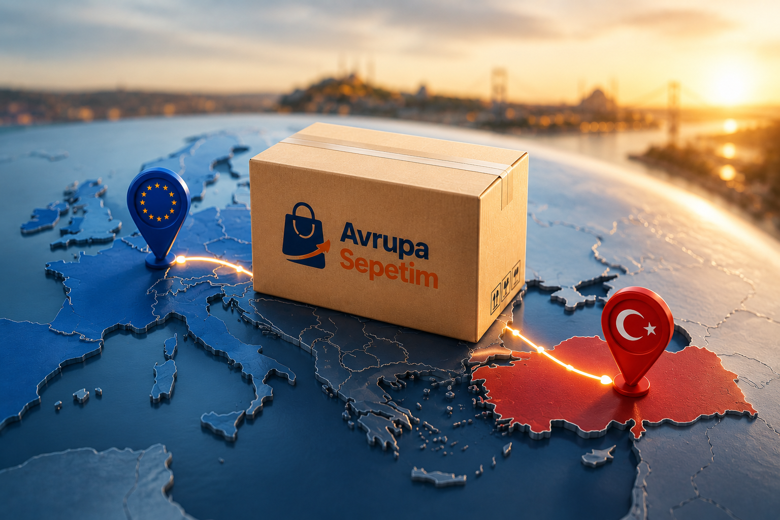 Avrupa'dan Türkiye'ye yola çıkan paket, kargo ve gümrükleme hizmeti